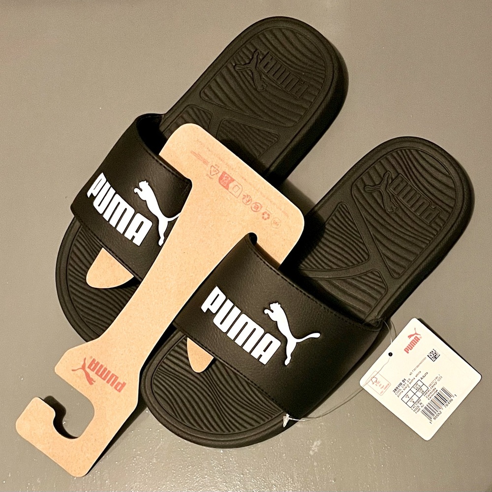 NWT! BEST PUMA SLIDES EVER! SIZE 8 & 9! BRAND NEW WITH TAGS! SO COMFY!!!